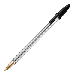 CANETA BIC CRISTAL PRETA - UNIDADE