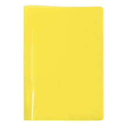 PASTA PLASTICA C/PRESILHA DAC AMARELA - REF:606PPAM-0