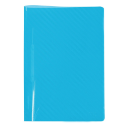 PASTA PLASTICA C/ PRESILHA DAC AZUL - REF:606PPAZ-0