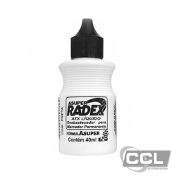 REABASTECEDOR PINCEL ATOMICO RADEX 40ML PRETO-0