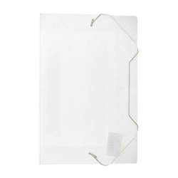 PASTA PLAST. C/ ELAST. FINA CRISTAL - ACP REF:1021.CR-0