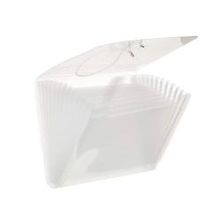 PASTA SANFONADA PLASTICA ACP 1/31 DUPLICATA CRISTAL-0
