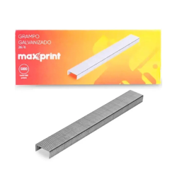 GRAMPO 26/6 MAXPRINT GALVANIZADO C/5000-0