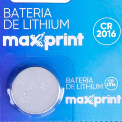 BATERIA BOTAO CR2016 3V LITHIUM - MAXPRINT-0