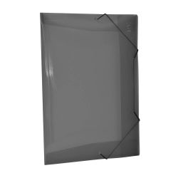 PASTA PLASTICA C/ELASTICO DAC FINA FUME - REF:501PPFM-0