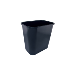 CESTO DE LIXO PLASTICO DELLO PRETO REF.2403-0