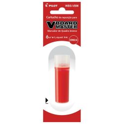 REFIL PINCEL P/QUADRO BRANCO WBS-VBM  VERMELH - PILOT-0