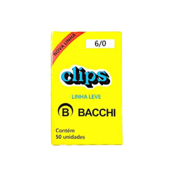 CLIPS 6/0 BACCHI C/50 UNIDADES LINHA LEVE-0