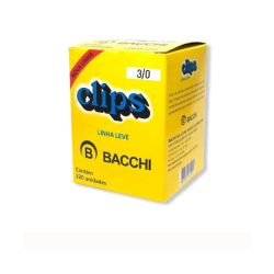 CLIPS 3/0 BACCHI LINHA LEVE 450UND REF.1107-7-0