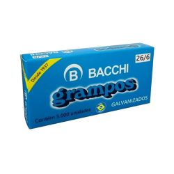GRAMPO 26/6 BACCHI GALVANIZADO C/5000 UNIDADES-0