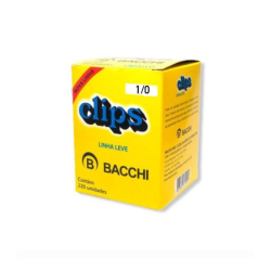 CLIPS 1/0 BACCHI LINHA LEVE 770 UN C/500 GR-0