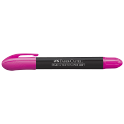 PINCEL MARCA TEXTO GEL ROSA - FABER CASTELL-0