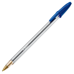 CANETA BIC CRISTAL AZUL - UNIDADE-0