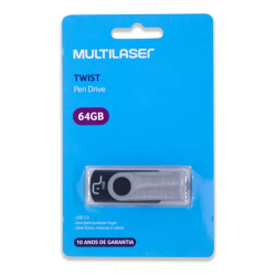 PEN DRIVE MULTILASER  64 GB TWIST  REF.PD590-0