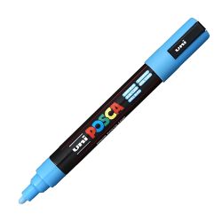 CANETA POSCA SKY E BLUE PC 5MM-0