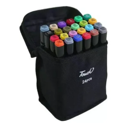 BOLSA CANETAS MARCADOR PONTA DUPLA (120  UNIDADES)-0