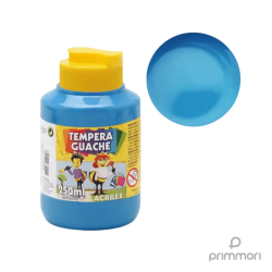 TINTA GUACHE 250 ML ACRILEX AZUL CELESTE.-0