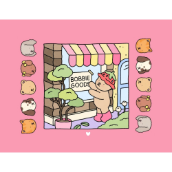 CADERNO BOBBIE GOODS MANIA STICKER-0
