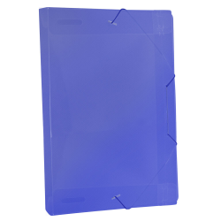 PASTA PLAST. C/ELAST DAC 30MM AZUL REF.503PP-AZ-0