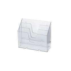 ORGANIZADOR TRIPLO OFFICE HORIZONTAL CRISTAL SELADO MAXCRIL-0