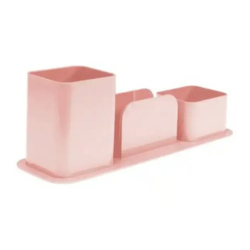 PORTA CANETAS/CLIPS/LEMBRETES ROSA DELLO REF.3031W-0