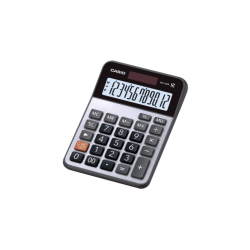 CALCULADORA DE MESA CASIO 12 DIG. SOLAR/BATERIA PRATA MX-120B-W4-DC-0