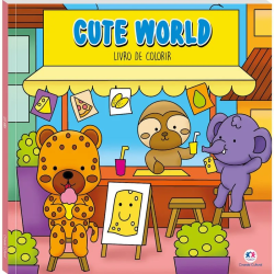 LIVRO CUTE WORLD - PARA COLORIR-0