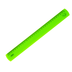 REGUA 30CM VERDE NEON DE POLIESTIRENO MAXCRIL-0