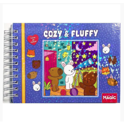 LIVRO DE COLORIR COZY AND FLUFFY 96P ESP CD 180G MAGIC KIDS-0