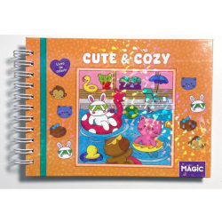 LIVRO DE COLORIR CUTE E COZY 96P ESP CD 180G MAGIC KIDS-0