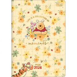 AGENDA GRAMPEADA PLANNER POOH M7 7891027393885  - TILIBRA-0