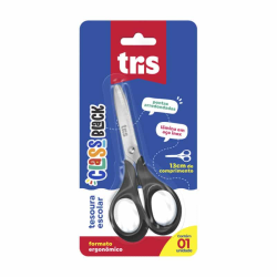 TESOURA TRIS CLASS 13CM PRETA-0