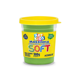 MASSA DE MODELAR ACRILEX SOFT 150 GRAMAS VERDE-0