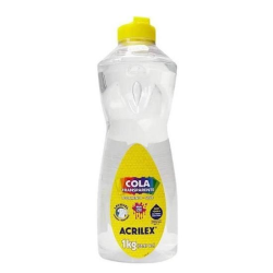 COLA LIQUIDA TRANSPARENTE ACRILEX 1KG-0