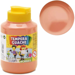 TINTA GUACHE 250 ML ACRILEX AMARELO PELE.-0