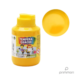 TINTA GUACHE 250 ML ACRILEX AMARELO OURO.-0