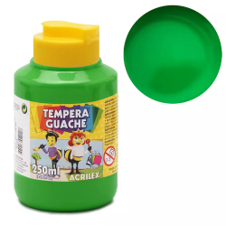TINTA GUACHE 250 ML ACRILEX VERDE FOLHA.-0