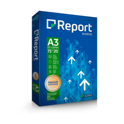 PAPEL SULFITE A3 REPORT BRANCO C/500 FLS-0
