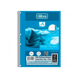 BLOCO FICHARIO TILIBRA BRANCO 96 FLS-0