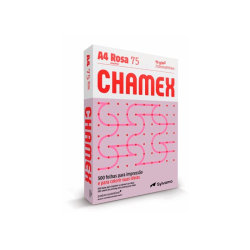 PAPEL SULFITE A4 COLOR CHAMEX ROSA C/500-0