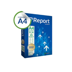 PAPEL SULFITE A4 RECICLADO REPORT C/500FLS-0