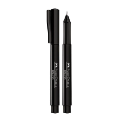 CANETA HIDROGRAFICA F. CASTELL FINE PEN PRETA-0