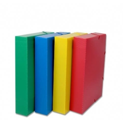 PASTA POLIONDA BRANCA C/ ELASTICO 55MM POLYCART-0