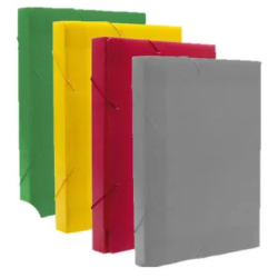 PASTA POLIONDA PRETA C/ ELASTICO 20MM POLYCART-0