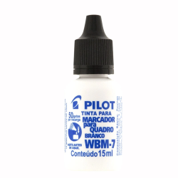 TINTA P/REABASTECER QUADRO BRANCO PILOT WBM PRETO - 15ML.-0